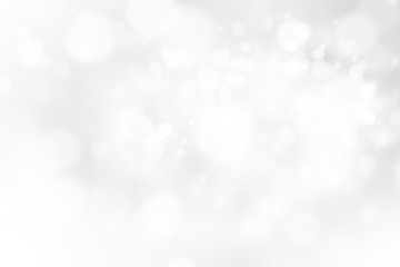 white blur abstract background. bokeh christmas blurred beautiful shiny Christmas lights