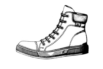Author's model of sports shoes