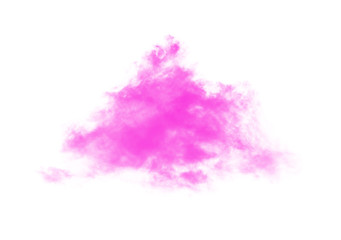 pink cloud with a blanket of smoke