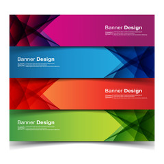 Vector Abstract design banner web template