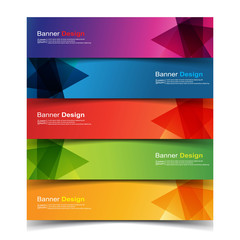 Vector Abstract design banner web template