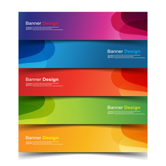 Fototapeta premium Vector Abstract design banner web template