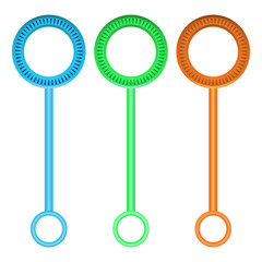 Bubble Wand Vector Icon Illustration Graphic