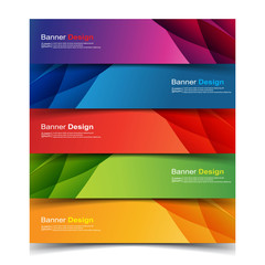 Vector Abstract design banner web template
