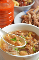 Taiwanese food - Pork thick soup