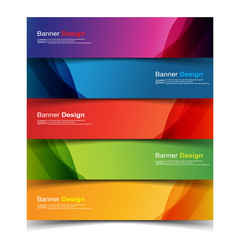 Fototapeta premium Vector Abstract design banner web template