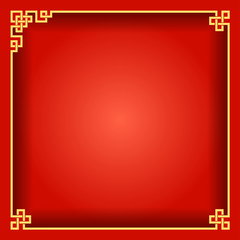 Chinese Traditional Background, The Great Wall Style Frame
