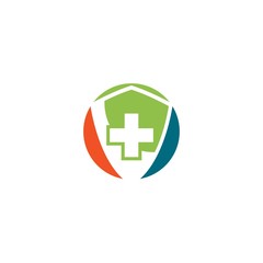 Medical logo icon template illustration