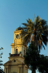 Fototapeta na wymiar Old clock - Santiago - Chile