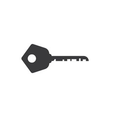 Key logo template vector icon illustration