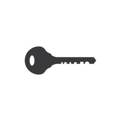 Key logo template vector icon illustration