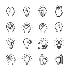 Idea and Creativity - Line Icon