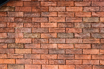 old red brick wall background