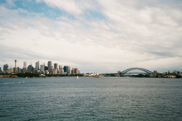 Obraz premium Sydney landscape line