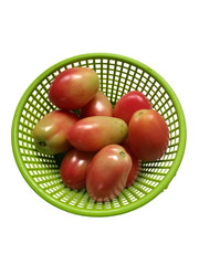 Tomatoes in basket
