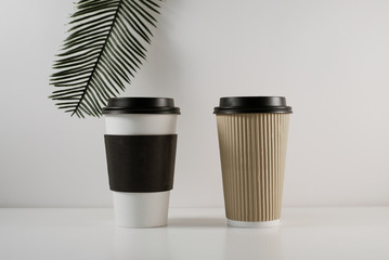 biodegradable box package to go food snack coffee container for take away eco friendly.