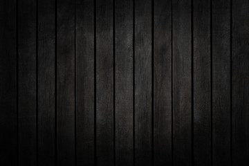 Obraz premium Black wood background texture close up