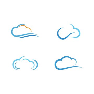 cloud logo vector