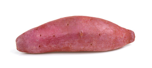 sweet potato on the white background