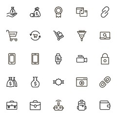 Line icon set