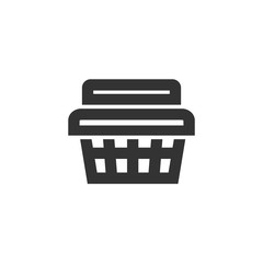Outline Icon - Clothes basket