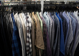Collection of business shirts