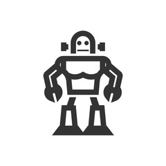 Outline Icon - Toy robot