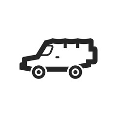 Outline Icon - Offroad car