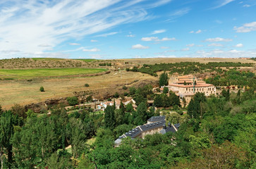 Fototapeta na wymiar beautiful view from above Segovia