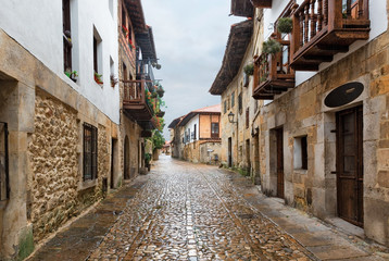 medieval streets of Santillana del Mar