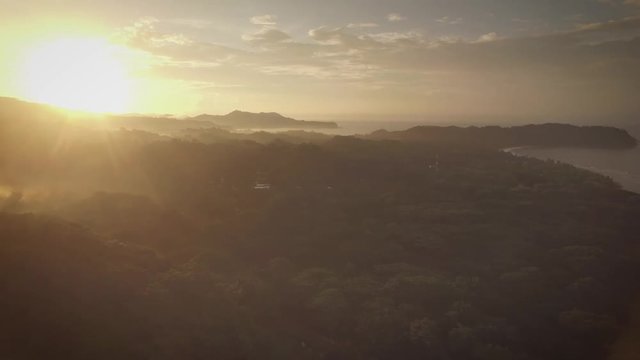Amazing view of a sunrise in Costa Rica.  This fottage could be sped up or slowed down for the effect you are looking for