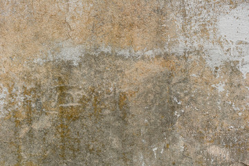 Texture of a concrete wall with cracks and scratches which can be used as a background