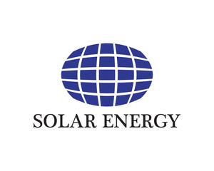 solar energy logo vector