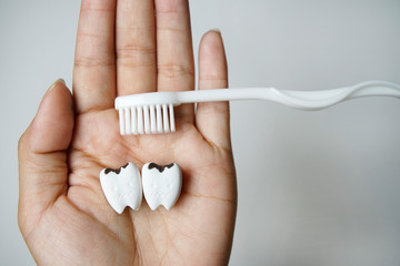 Protect your teeth become unhealthy or decayed teeth