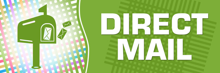 Direct Mail Green Left Grid Horizontal 