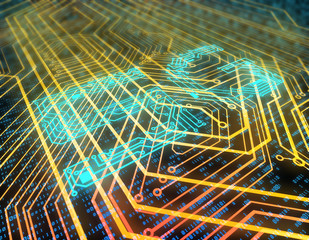 Electronic technology, network information technology communication and CPU, network core