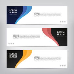 modern design, web banner template, vector illustration