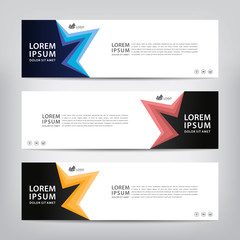 modern design, web banner template, vector illustration