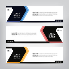 modern design, web banner template, vector illustration