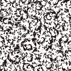 The seamless chintz design that is beautiful at irregularity,