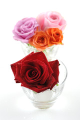 バラ　フラワーアレンジ