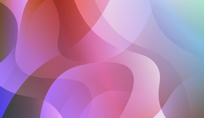 Wavy Background. For Creative Templates, Cards, Color Covers Set. Vector Illustration with Color Gradient.