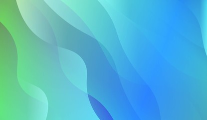 Fototapeta premium Abstract Wavy Background. For Cover Page, Landing Page, Banner. Vector Illustration with Color Gradient.