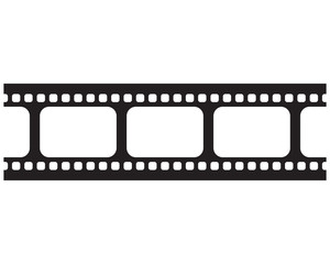 film strip logo vector