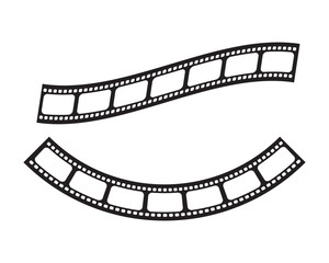 film strip logo vector