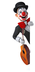 Fun clown - 3D Illustration