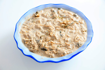 Peanut powder cooked food products