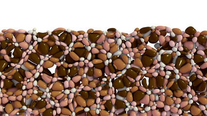 Multicolored marmalade marshmallow sweets soft body lollipops capsules, tablets background