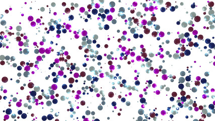 abstract background with confetti