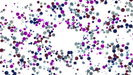 abstract background with confetti